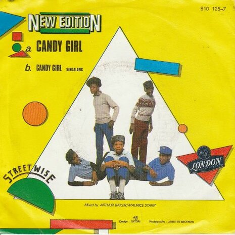 New Edition - Candy Girl + (singalong) (Vinylsingle)