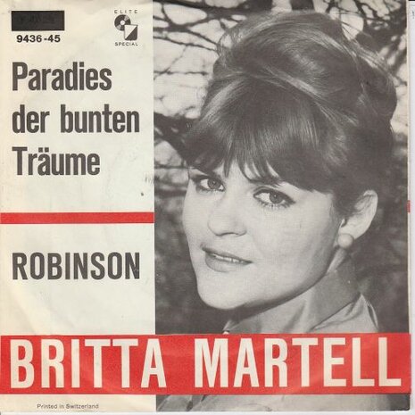 Britta Martell - Paradies Der Bunten Traum + Robinson (Vinylsingle)