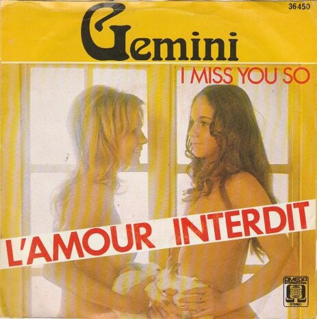 Gemini - L'Amour Interdit + I Miss You So (Vinylsingle)