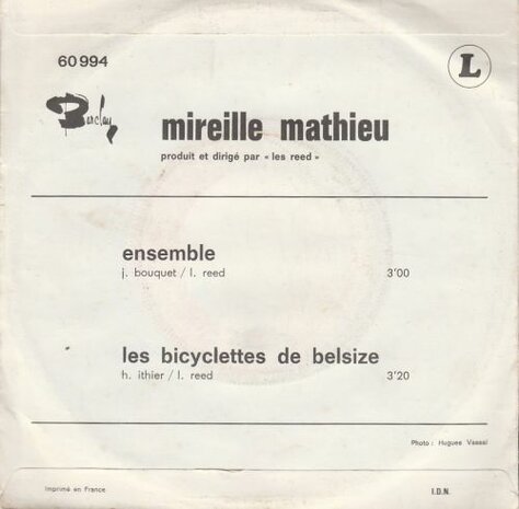 Mireille Mathieu - Ensemble + Les biciclyttes de belsize (Vinylsingle)