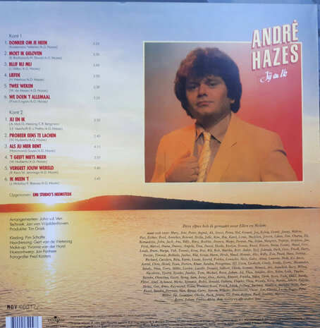 ANDRE HAZES - JIJ EN IK -COLOURED VINYL- (Vinyl LP)