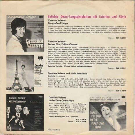 Caterina Valente - Oh go home + Es gibt keinen andren weg (Vinylsingle)