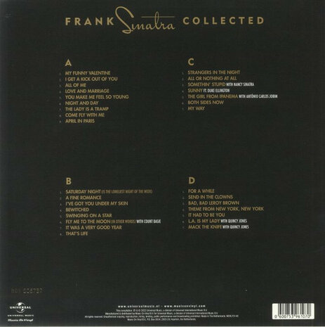 FRANK SINATRA - COLLECTED -COLOURED- (Vinyl LP)