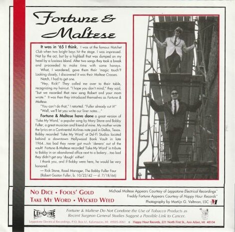 Fortune & Maltese - No Dice (EP) (Vinylsingle)