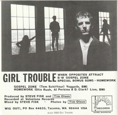 Girl Trouble - When Opposites Attract + Gospel Zone + Homework (Vinylsingle)