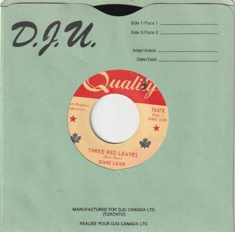 Diane Leigh - Three Red Leaves + The Biggest Hurt Of All (Vinylsingle)
