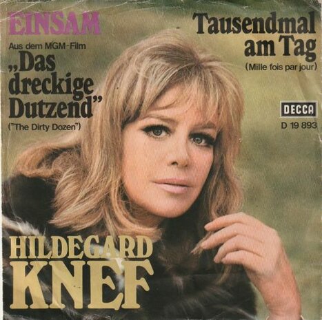 Hildegard Knef - Einsam + Tausendmal Am Tag (Vinylsingle)