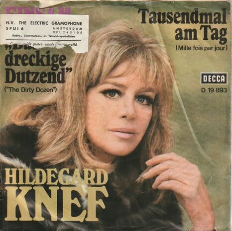 Hildegard Knef - Einsam + Tausendmal Am Tag (Vinylsingle)