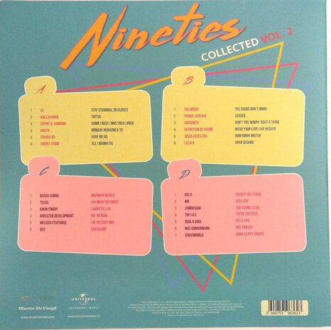 VARIOUS - NINETIES COLLECTED VOL. 2 -COLOURED- (Vinyl LP)