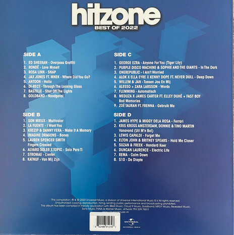 VARIOUS - HITZONE BEST OF 2022 (Vinyl LP)
