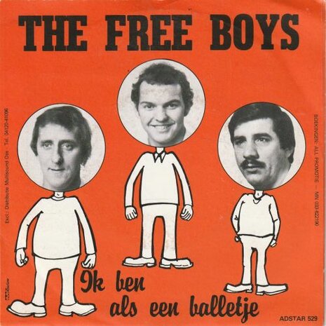 Free Boys - Ik ben als een balletje + Een kop als een tomaat (Vinylsingle)
