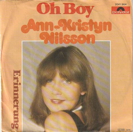 Ann Kristyn Nilsson - Oh Boy + Erinnerung (Vinylsingle)