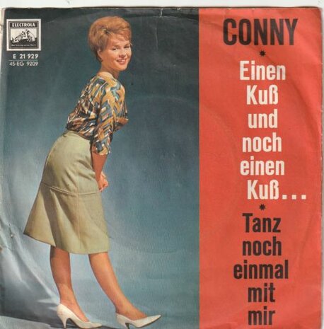 Conny Froboess - Eienen kuss und noch einen kuss + Tanz och einmal mit mir (Vinylsingle)