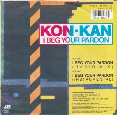 Kon Kan - I beg your pardon + (instr.) (Vinylsingle)