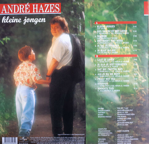 ANDRE HAZES - KLEINE JONGEN -COLOURED- (Vinyl LP)