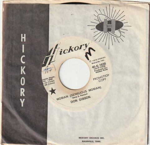 Don Gibson - Woman + If You Want Me To I'll Go (Vinylsingle)