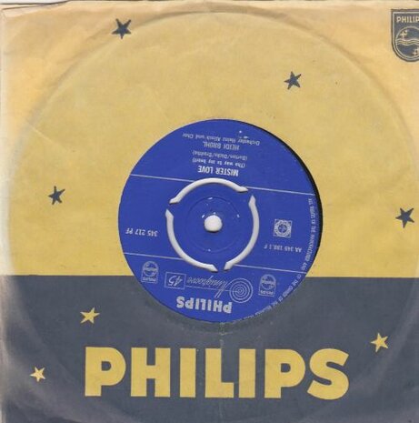Heidi Bruhl - Wir wollen niemals auseinandergehn + Mister love (Vinylsingle)
