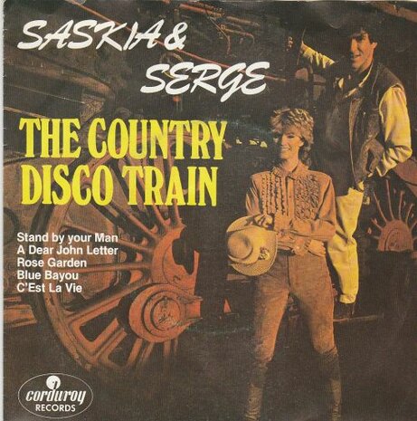 Saskia & Serge - Country disco train + Goodbye Las Vegas (Vinylsingle)