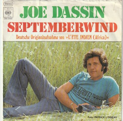 Joe Dassin - Septemberwind + Ce n'est rien (Vinylsingle)