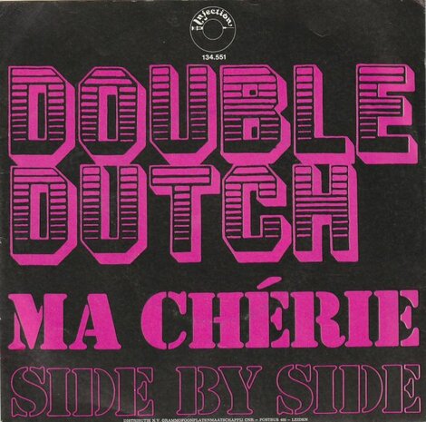 Double Dutch - Ma Cherie + Side by side (Vinylsingle)
