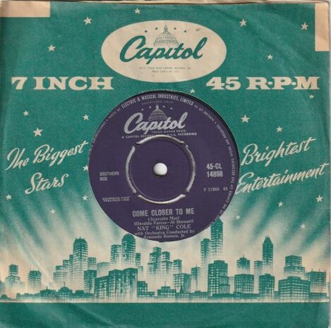 Nat King Cole - Come closer to me + Nothing in the world (Vinylsingle)