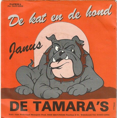 Tamara's - De kat en de hond + Janus (Vinylsingle)