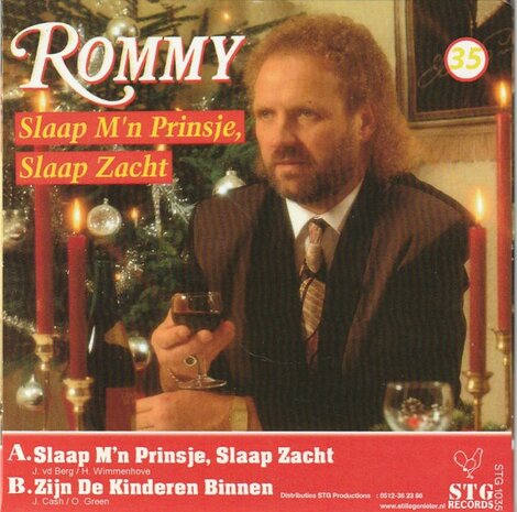 Rommy - Slaap m'n prinsje, slaap zacht + Zijn de kinderen binnen (Vinylsingle)