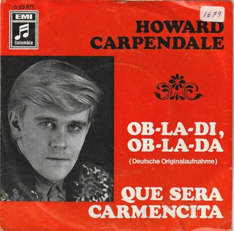 Howard Carpendale - Ob-la-di,ob-la-da + Que sera carmencita (Vinylsingle)