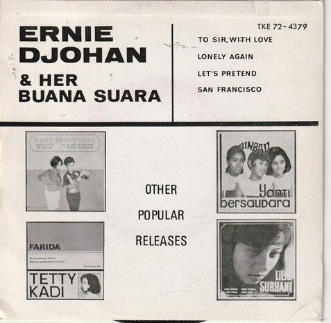 Ernie Djohan & Her Buana Suara - To Sir With Love (EP) (Vinylsingle)