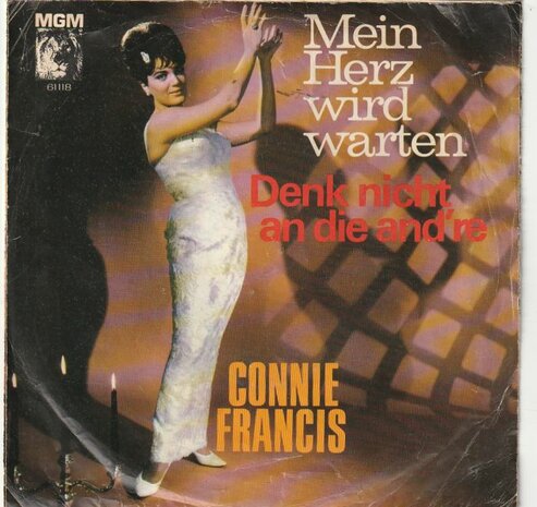 Conny Francis - Mein hertz wird warten + Denk nicht an die and're (Vinylsingle)