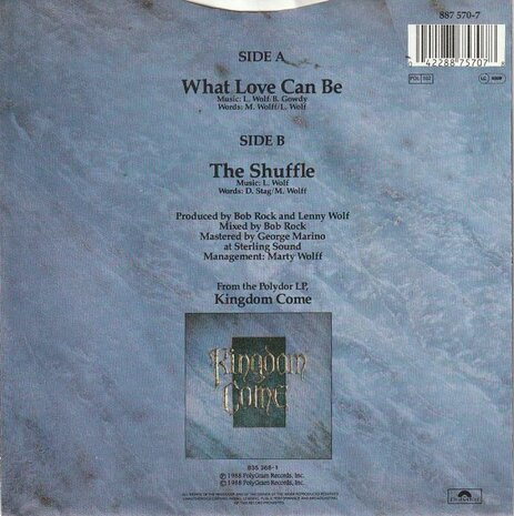 Kingdom Come - What love can be + The shuffle (Vinylsingle)