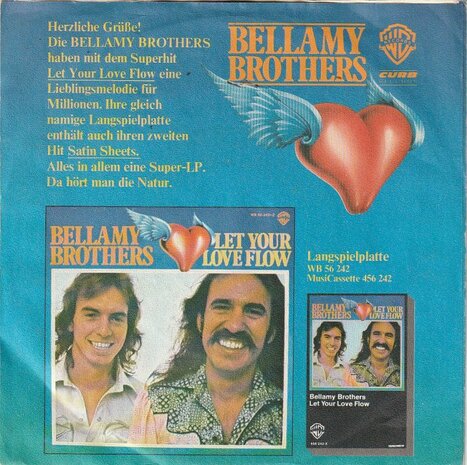 Bellamy Brothers - Satin sheets + Hell Cat (Vinylsingle)