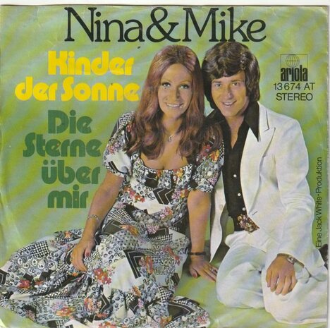 Nina & Mike - Kinder der Sonne + Die sterne uber mir (Vinylsingle)