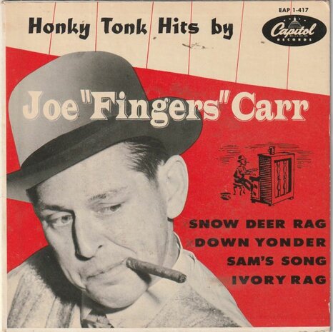 Joe "Fingers" Carr - Honky Tonk Hits By Joe "Fingers" Carr (EP) (Vinylsingle)