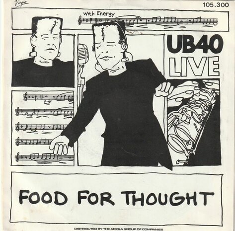 UB 40 - Food for thought + The piper calls the tune (Vinylsingle)