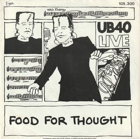 UB 40 - Food for thought + The piper calls the tune (Vinylsingle)