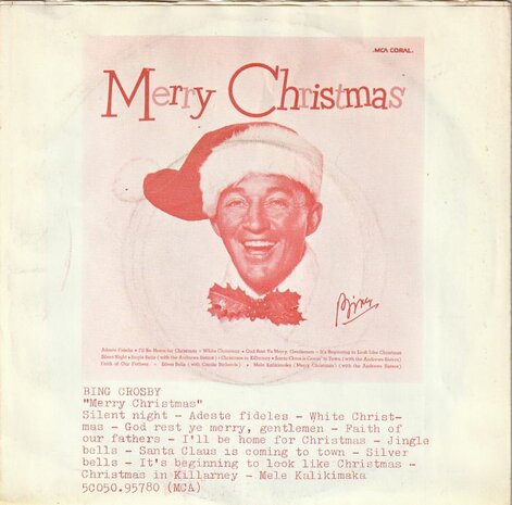 Bing Crosby - White christmas + Jingle bells (Vinylsingle)