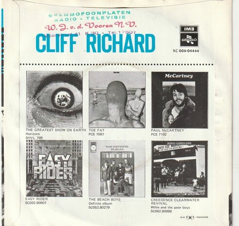 Cliff Richard - Goodbye Sam, hello Samantha + You never can (Vinylsingle)