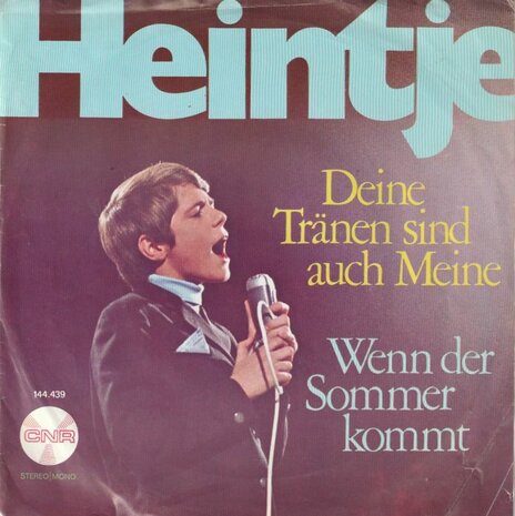 Heintje - Deine tranen sind auch meine + Wenn der sommer. (Vinylsingle)