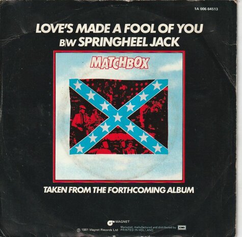 Matchbox - Love's made a fool of you + Springheel Jack (Vinylsingle)