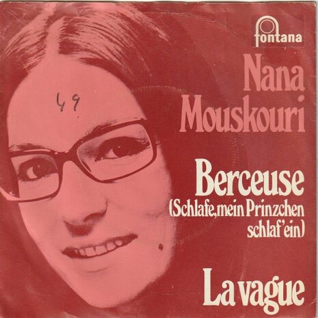 Nana Mouskouri - Berceuse + La Vague (Vinylsingle)