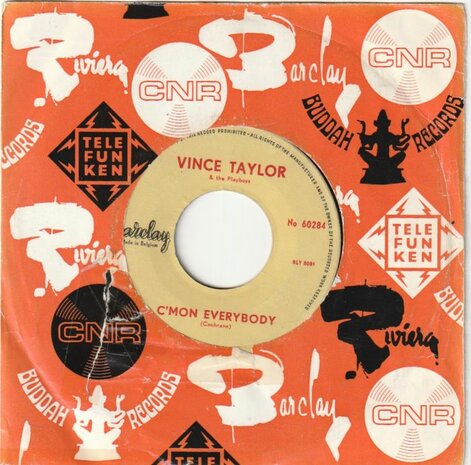 Vince Taylor - Twenty flight rock + C'mon everybody (Vinylsingle)
