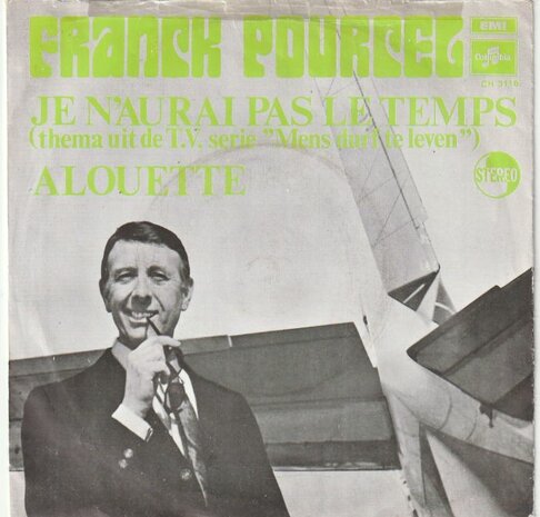 Franck Pourcel - Je Nïaurai pas le temps + Alouette (Vinylsingle)