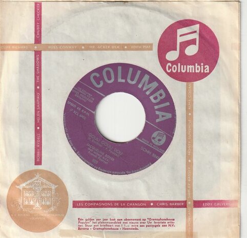 Jacqueline Boyer - Tom Pillibi + Gouli gouli dou (Vinylsingle)