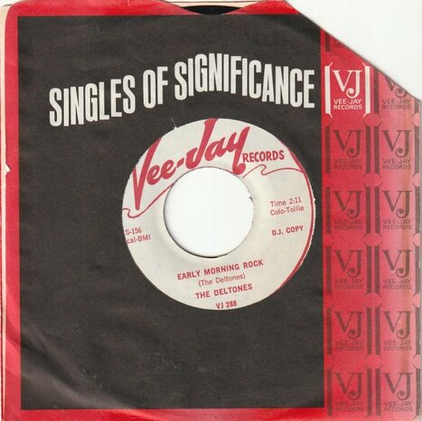 The Deltones - Early Morning Rock + I'm Coming Home (Vinylsingle)
