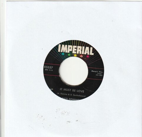 Fats Domino - Young school girl + It must be love (Vinylsingle)