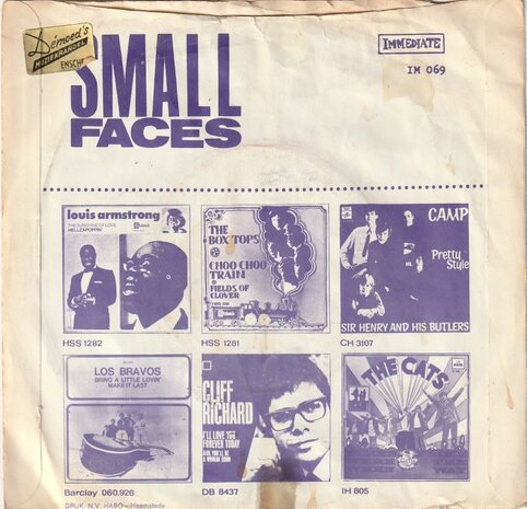 Small Faces - The Univeral + Donkey rides a penny a throw (Vinylsingle)