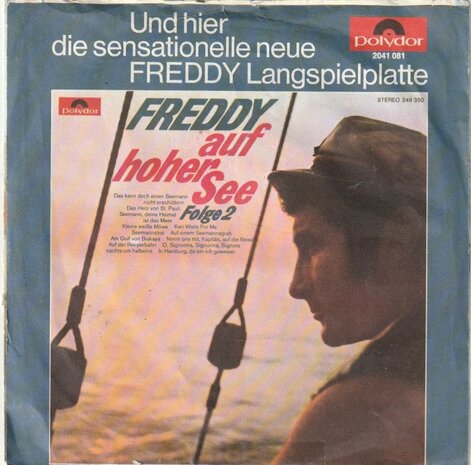 Freddy Quinn - St. Pauli ist fur alle da + Der jonge von St. Pauli (Vinylsingle)