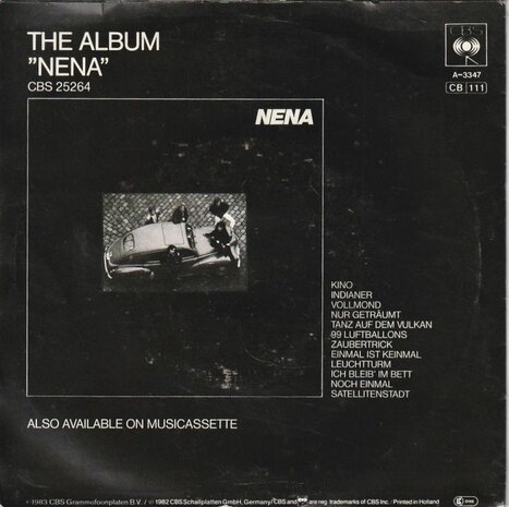 Nena - Nur getraumt + Ganz oben (Vinylsingle)