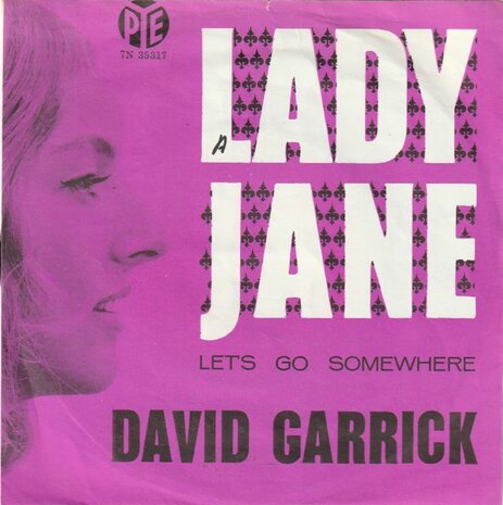 David Garrick - Lady Jane + Let's go somewhere (Vinylsingle)